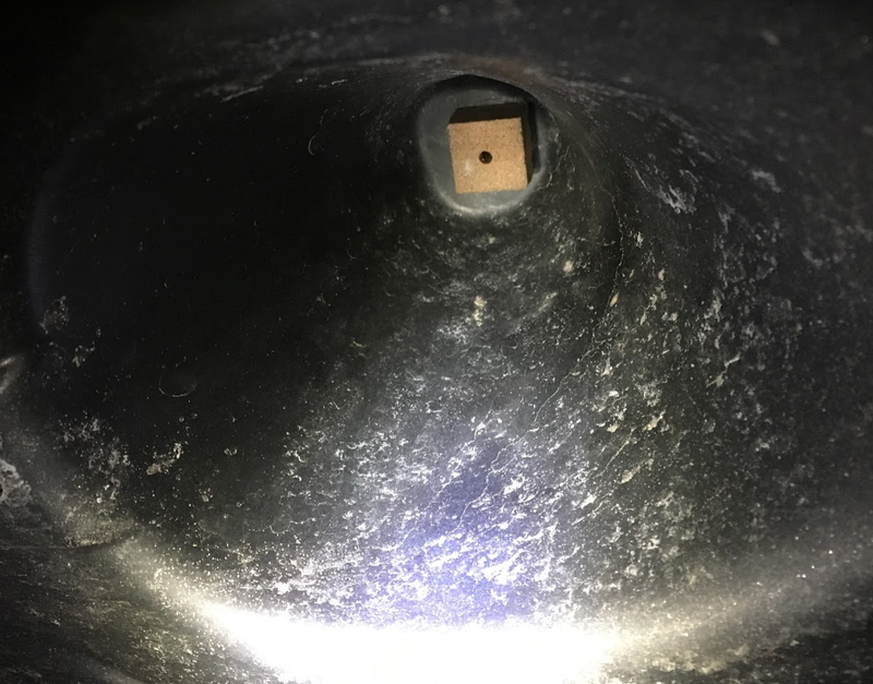 pictured: how NOT to replace a fastener. On the other hand, this will never rust!
